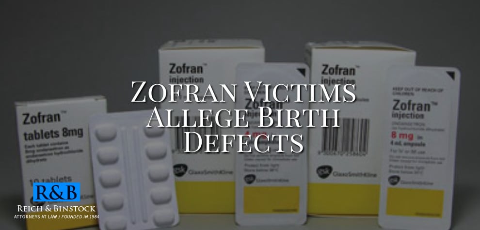 Zofran Victims Allege Birth Defects