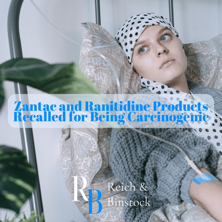 Ranitidine Recall and Zantac Recall Due to Carcinogen NDMA