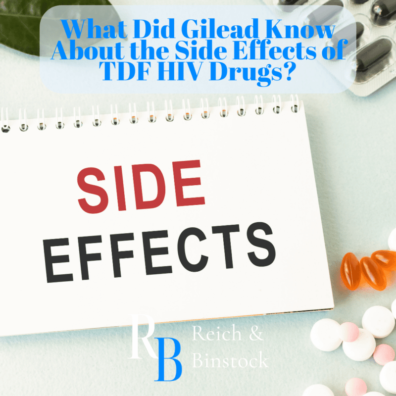 What Did Gilead Know About the Side Effects of TDF HIV Drugs?