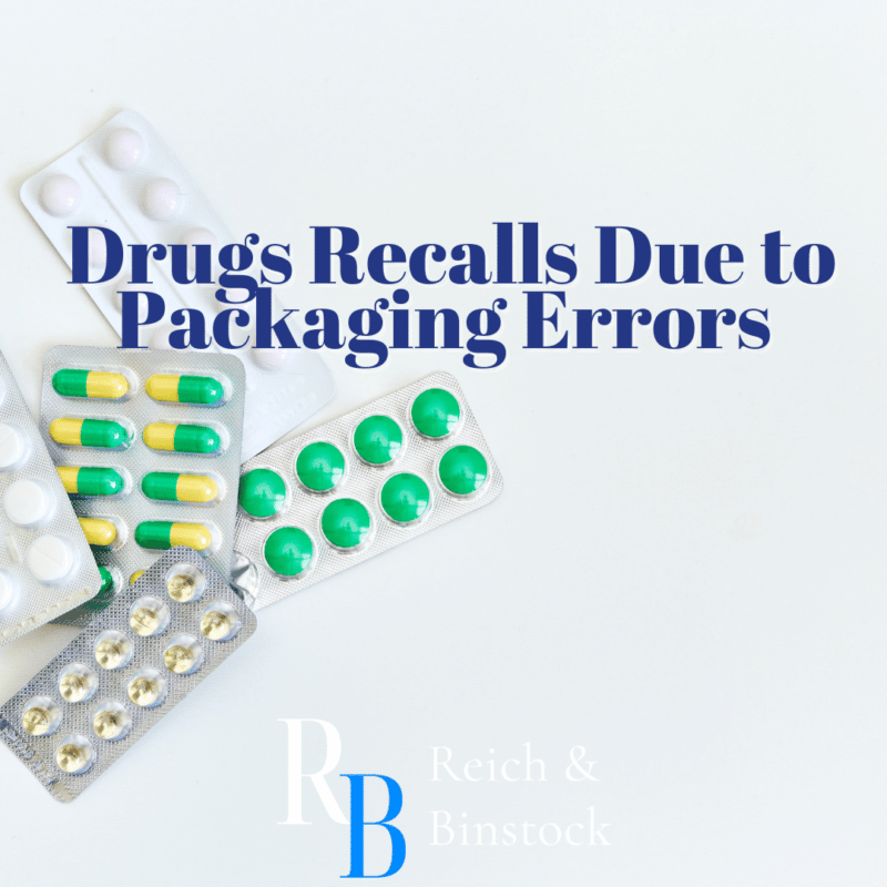 Drugs Recalls Due to Packaging Errors