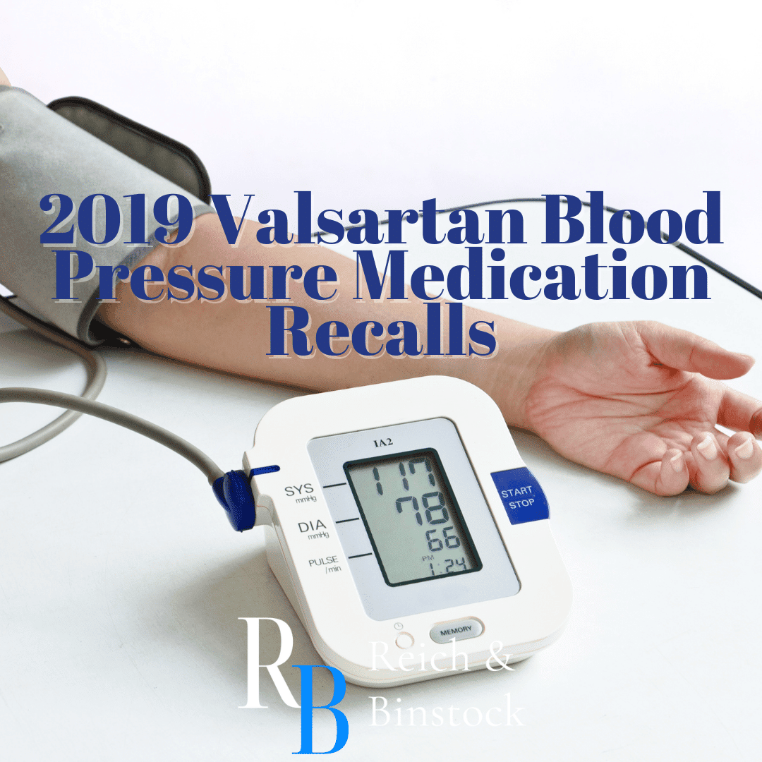 2019 Valsartan Blood Pressure Medication Recalls
