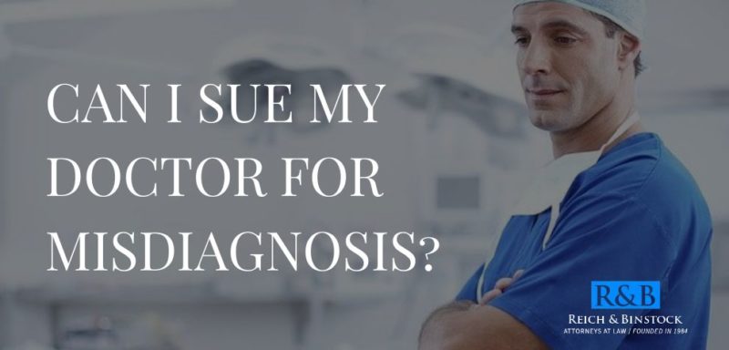 Can I Sue My Doctor For Misdiagnosis?