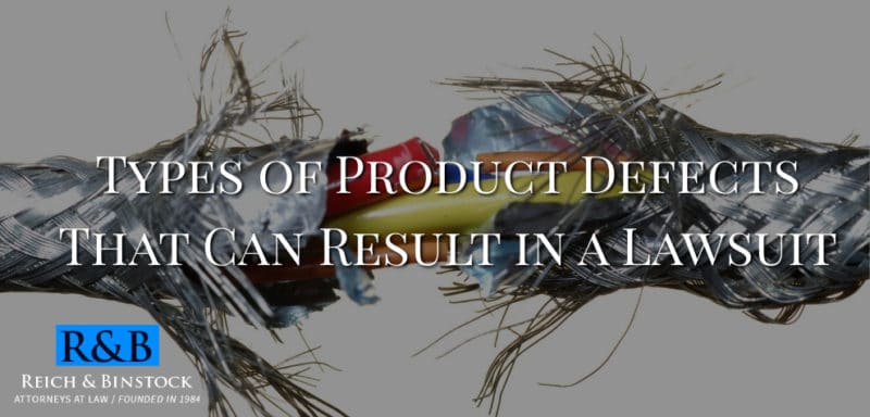 types of products that can result in a lawsuit