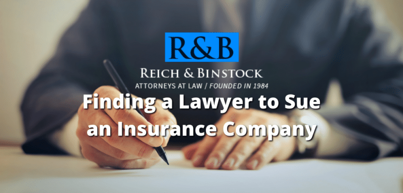 how to sue an insurance company