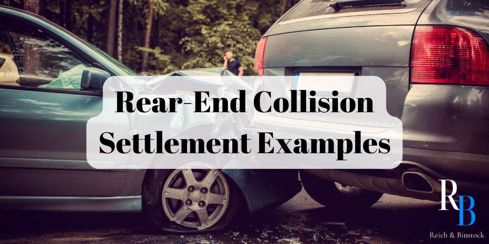 rear end collision settlement examples