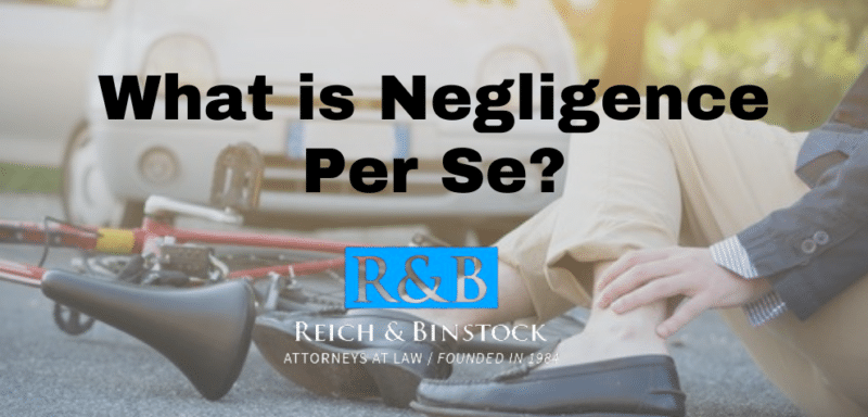 What is Negligence Per Se