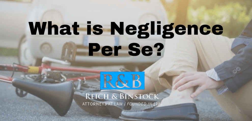 What is Negligence Per Se