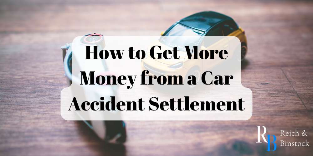 how to get more money from a car accident settlement