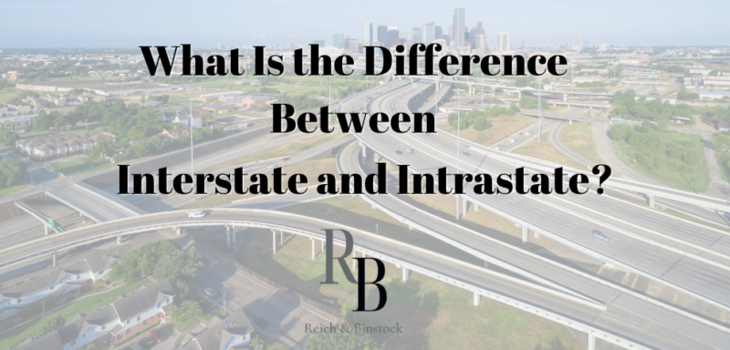 difference between interstate and intrastate