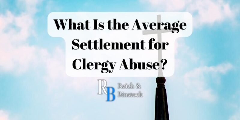 average settlement for clergy abuse
