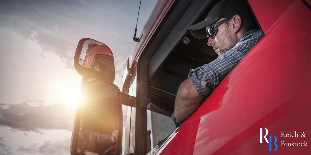 semi truck blind spots