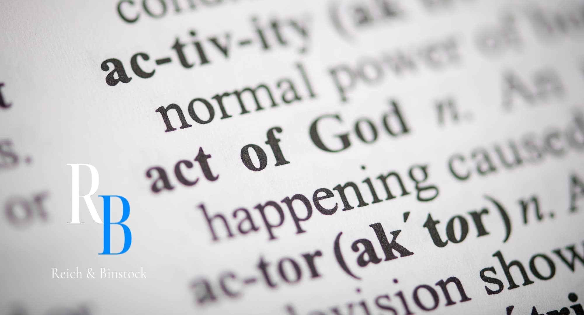 Acts of God Insurance Does Insurance Cover Acts of God? TX