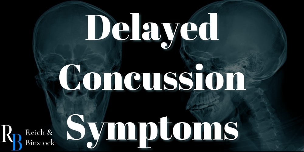 Delayed Concussion Symptoms