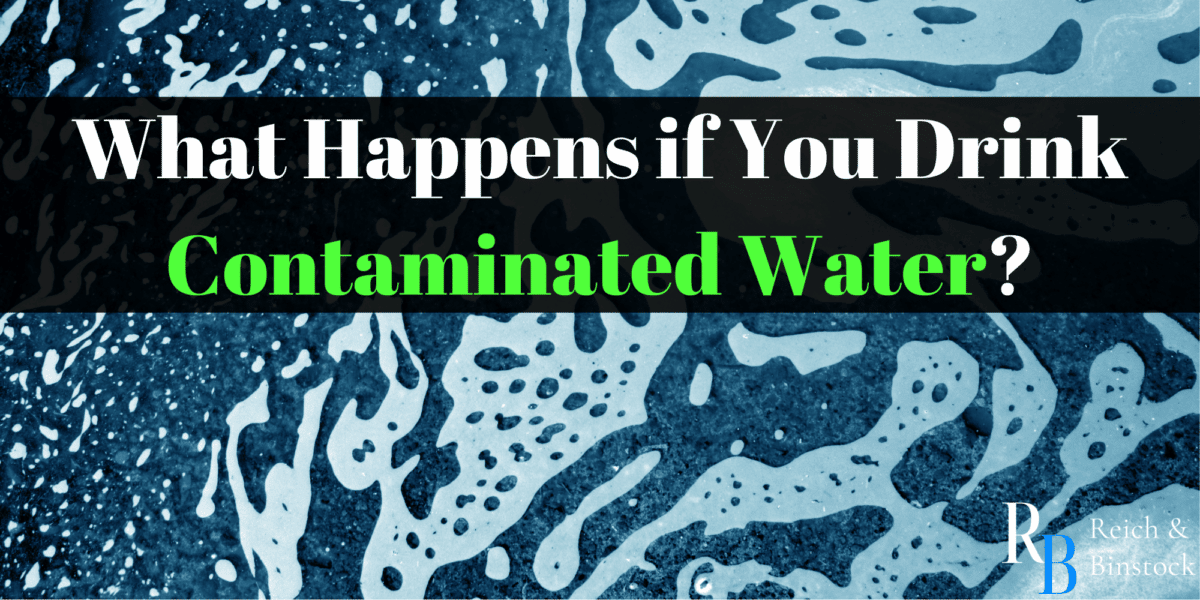 what happens if i drink contaminated water