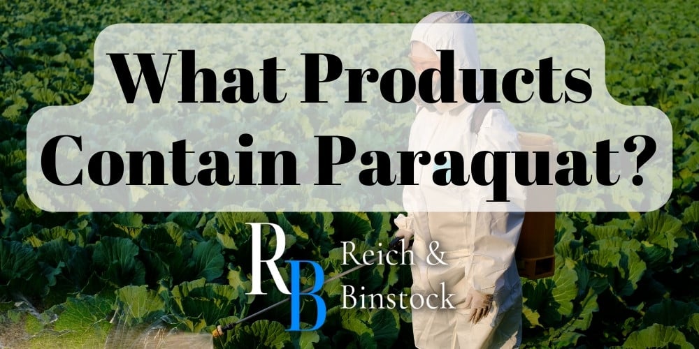 what products contain paraquat