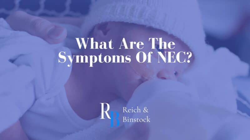 symptoms of NEC