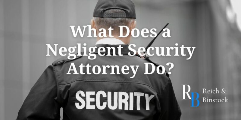 Negligent Security Attorney