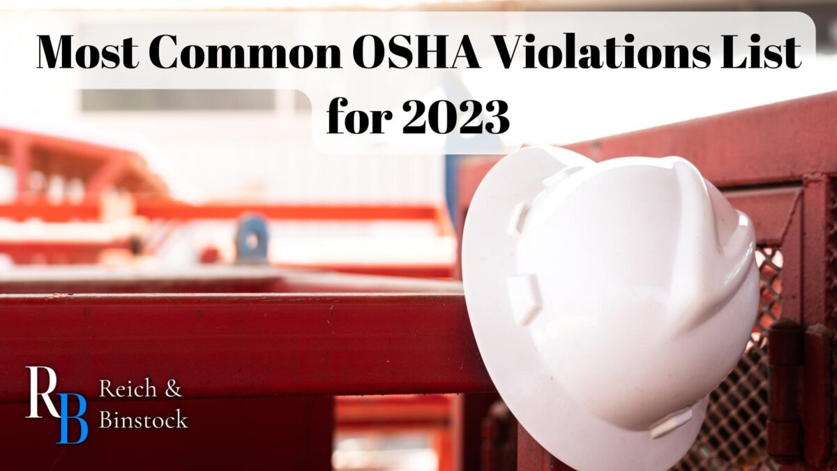 osha violations list 2023