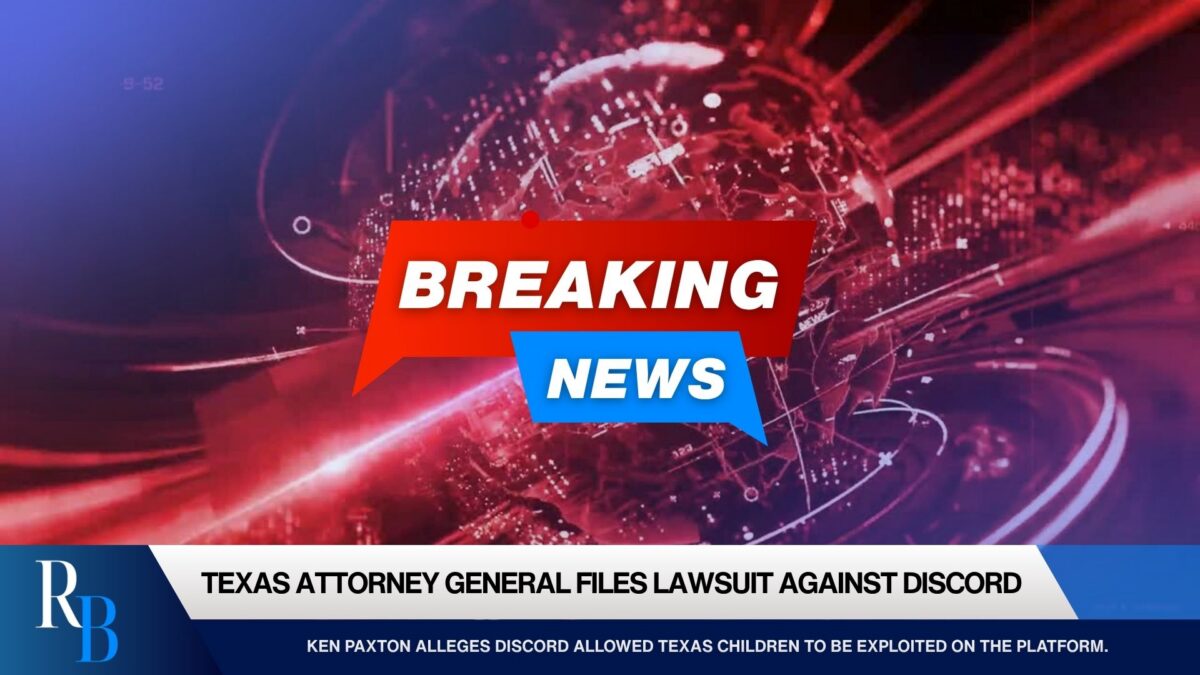 Texas Attorney General Sues Discord